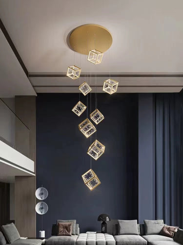gold crystal chandelier